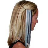 NFL Dallas Cowboys Ladies Navy Blue-Silver Blue Sports Extension Hair Clips
