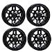 LAFEINA 4PCS 1.9 Inch 12mm Hex Plastic Beadlock Wheel Rim for 1/10 RC Crawler Truck Axial SCX10 Tamiya CC01 RC4WD D90 D110 TF2