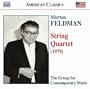 Feldman: String Quartet (1979)