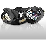 Gear Beast Dual Pocket Sports, Running and Fitness Expandable Weather Resistant Waist Pack Belt