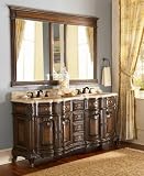 Jefferson Double Vanity Sink Cabinet 72
