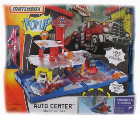 Matchbox Deluxe Pop-Up Playset Auto Center Adventure Set