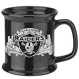 Oakland Raiders 14oz Black Coffee Mug