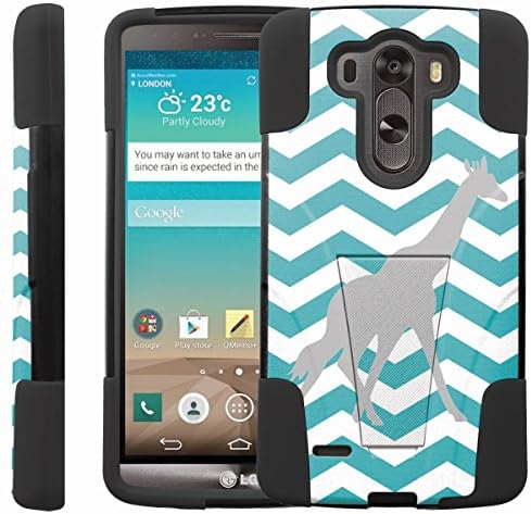 [ManiaGear] Rugged Armor-Stand Design Image Protect Case (Giraffe Chavron) for LG G3