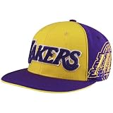 Los Angeles Lakers Hats : Los Angeles Lakers Purple-Gold NBA A. Thompson Fitted Hat
