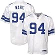 Reebok Dallas Cowboys DeMarcus Ware Replica White Jersey