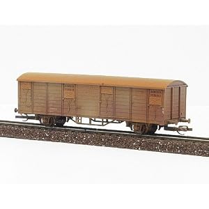 Tillig 95270 Gedeckter Güterwagen Gbs, gealtert Sondermodell Spur TT