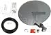 Satgear Sky/Freesat Complete Self-Install Kit - New Mk4 Sky Satellite Mini Dish kit with Quad LNB, fixings and 30m twin cable Ideal for Sky+ or Freesat HD Ready  from Satgear