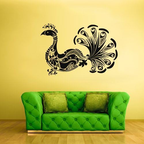 Wall Vinyl Sticker Decals Decor Art Bedroom Design Mural Peafowl Peakock (Z319)