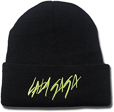 Lady Gaga Logo Beanie Fashion Unisex Embroidery Beanies Skullies Knitted Hats Skull Caps
