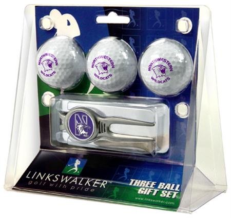 Northwestern Wildcats Nwu Ncaa Kool Tool 3 Golf Ball Gift Packs