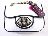 Betseyville Uptown Downtown White Shoulder Flap Handbag