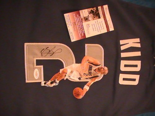 JASON KIDD SIGNED AUTOGRAPHED JERSEY DALLAS MAVERICKS COA + PROOF PHOTO