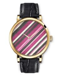 SPRAWL Aanalog Fashion Series Gold Ladies Watches of Genuine Black Leather Strap,Unique Wrist Watch for Women Girls Designed with Roses and coffee bars
