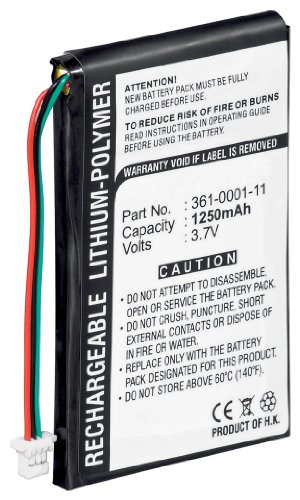 Wentronic Ersatzakku Navi f&uuml;r Garmin N&uuml;vi 200-200w-250-252w-260-270 (1250 mAh) Preisvergleich
