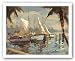 Tropical Sail by Enrique Bolo 28"x22" Art Print Poster