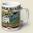 Coffee Mug ~ No Place Like Home ~ large 14 oz capacity ~ one ceramic mug ~ code 044