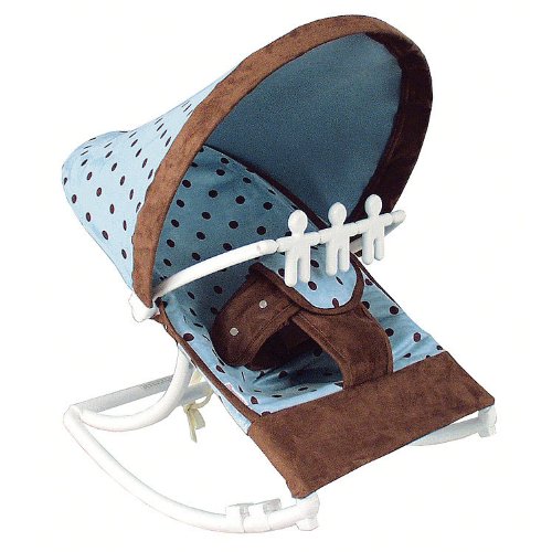 Hoohobbers Rocking Infant Seat Dots Blue