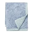 Home Faux Rabbit Fur Throw Blue
