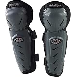 Troy Lee Designs Standard Youth Knee Guard Motocross Motorcycle Body Armor - Color: Gray