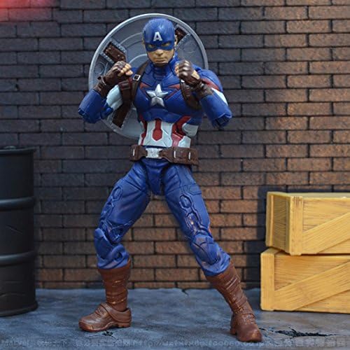 KrLu Marvel The Avengers Movie Captain America 3 Steven Action Figure 6" for kids Toy
