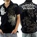 Christian Audigier クリスチャン オードジェー S/S ポロ エクリプス ブラック