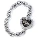 Baltimore Ravens SILVER RHINESTONE WOMEN'S/LADIES HEART WRIST WATCH