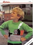 Robin Childrens Motif Jumper Knitting Pattern: Thomas The Tank Engine, James and The Fat Controller: To fit chest 20" 22" 24" 26" 28" - 51cm-71cm