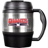 NFL New York Giants 52-Ounce Stainless Steel Macho Travel Mug with Bottle Opener