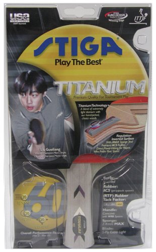 Stiga T6942 Titanium Table Tennis Racket