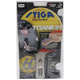 Stiga T6942 Titanium Table Tennis Racket