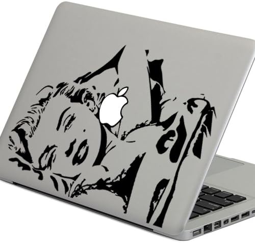 iCasso Marilyn Monroe Removable Vinyl Decal Sticker Skin for Apple Macbook Pro Air Mac 13" inch / Unibody 13 Inch Laptop