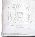 Handmade Deluxe Linen Handkerchief, Light Chinese Style Embroidery