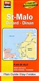 Plan de ville : St-Malo - Dinard (avec un index)