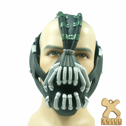 Bane Mask Costume Batman TDKR Full Adult Size New V2 version Xcoser Cool Cosplay