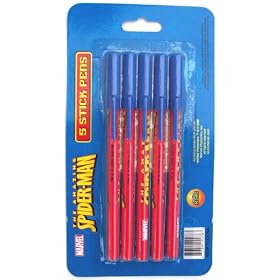 5 Spider-man Pens