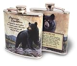 American Expedition Black Bear Flask Liquor Decantar