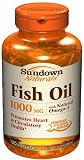 Fish Oil 1000 Mg Dietary Supplement Softgels, By Sundown - 120 Softgels