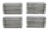 Produkt-Bild: L&uuml;ftungsgitter Set, 4teilig, passend f&uuml;r Opel Astra F (alle). Ausf&uuml;hrung: Chrom.