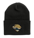 NFL Men's End Zone Cuffed Knit Hat - K010Z (Jacksonville Jaguars, One Size Fits All)