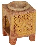 Alterras - Duftlampe: Elefant quadratisch (HxBxT: 9x6x6cm)