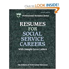 Resumes for Social Service Careers (VGM Professional Resumes Series)