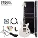 Paul Reed Smith SE Dave Navarro Jet White Electric Guitar Kit - Includes: Tuner, Cable, Strap, Strings, Stand, Picks and Hard Case