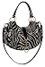 Alisa Black Zebra Diaper Bag