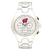 Wisconsin Badgers NCAA Men's Hall of Fame Watch with Stainless Steel Bracelet