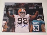 PHIL TAYLOR SIGNED AUTOGRAPHED 11X14 PHOTOGRAPH CLEVELAND BROWNS COA