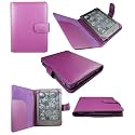 PU Leather Case for Amazon Kindle 4 - Purple