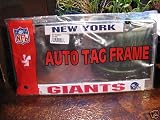 N.Y GIANTS AUTOMOBILE LICENSE PLATE TAG FRAME/ MINT CONDITION / STILL SEALED