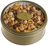 Review Bergin Nut Company  / Bergin Nut Company X-fancy Jumbo Deluxe Mixed Nuts With Macadmias And Pistachios - Large Gold Tin, 26-Ounce Tin