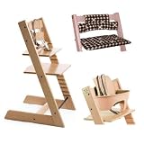 Stokke Tripp Trapp High Chair, Cushion and Baby Rail